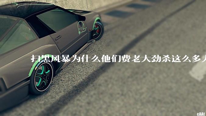 扫黑风暴为什么他们费老大劲杀这么多人不如直接把督导组干掉？