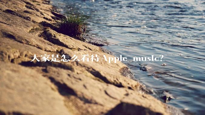 大家是怎么看待Apple music？